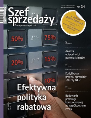 Szef Sprzedaży 34/2017 - Efektywna polityka rabatowa