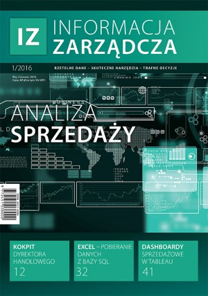 Informacja Zarządcza Wydanie 1/2016 - Analiza sprzedaży