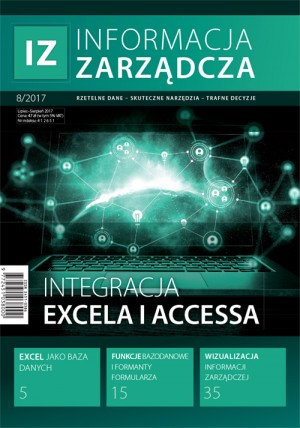 Informacja Zarządcza Wydanie 8/2017 - Integracja Excela i Accessa