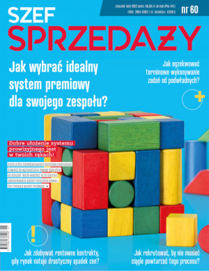 Szef Sprzedaży Wydanie 60/2022 - Jak wybrać idealny system premiowy dla swojego zespołu? Szef Sprzedaży Wydanie 60/2022 - Jak wybrać idealny system premiowy dla swojego zespołu?